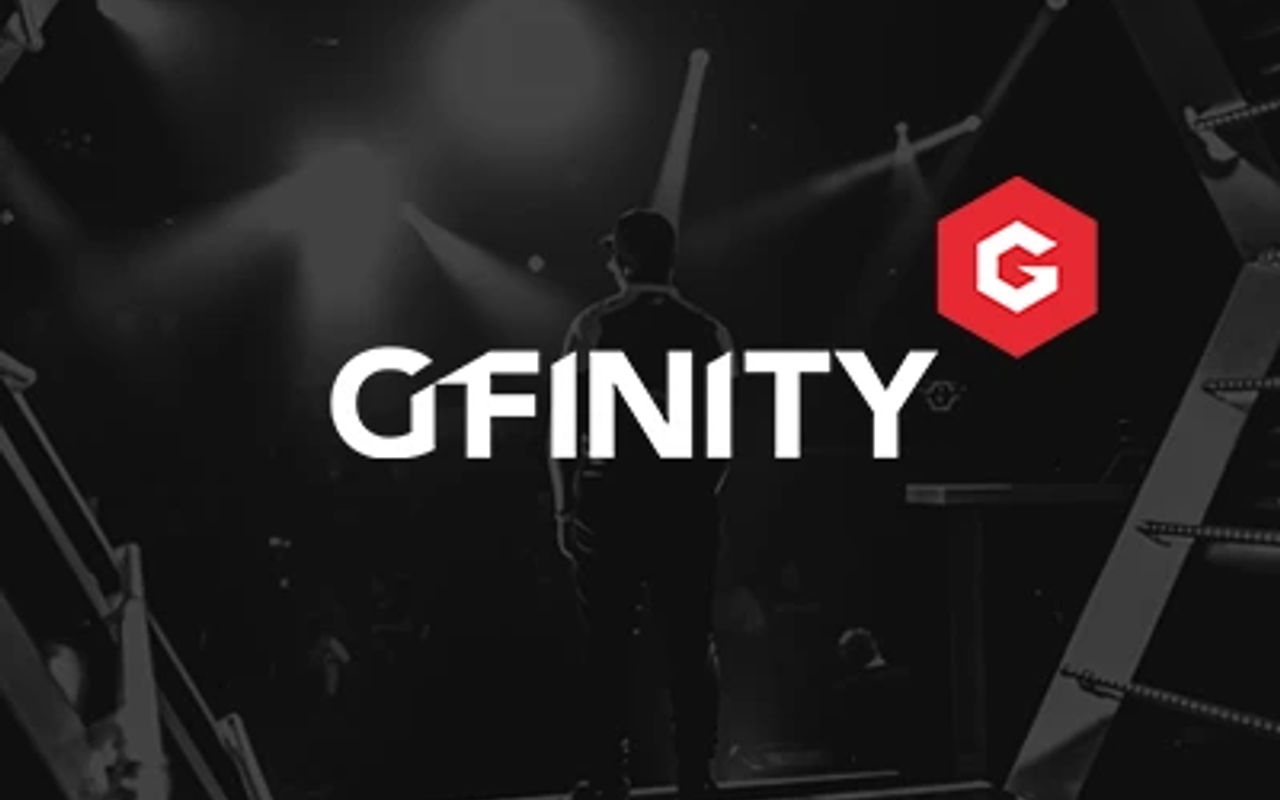 Homepage screenshot of gfinityesports.com
