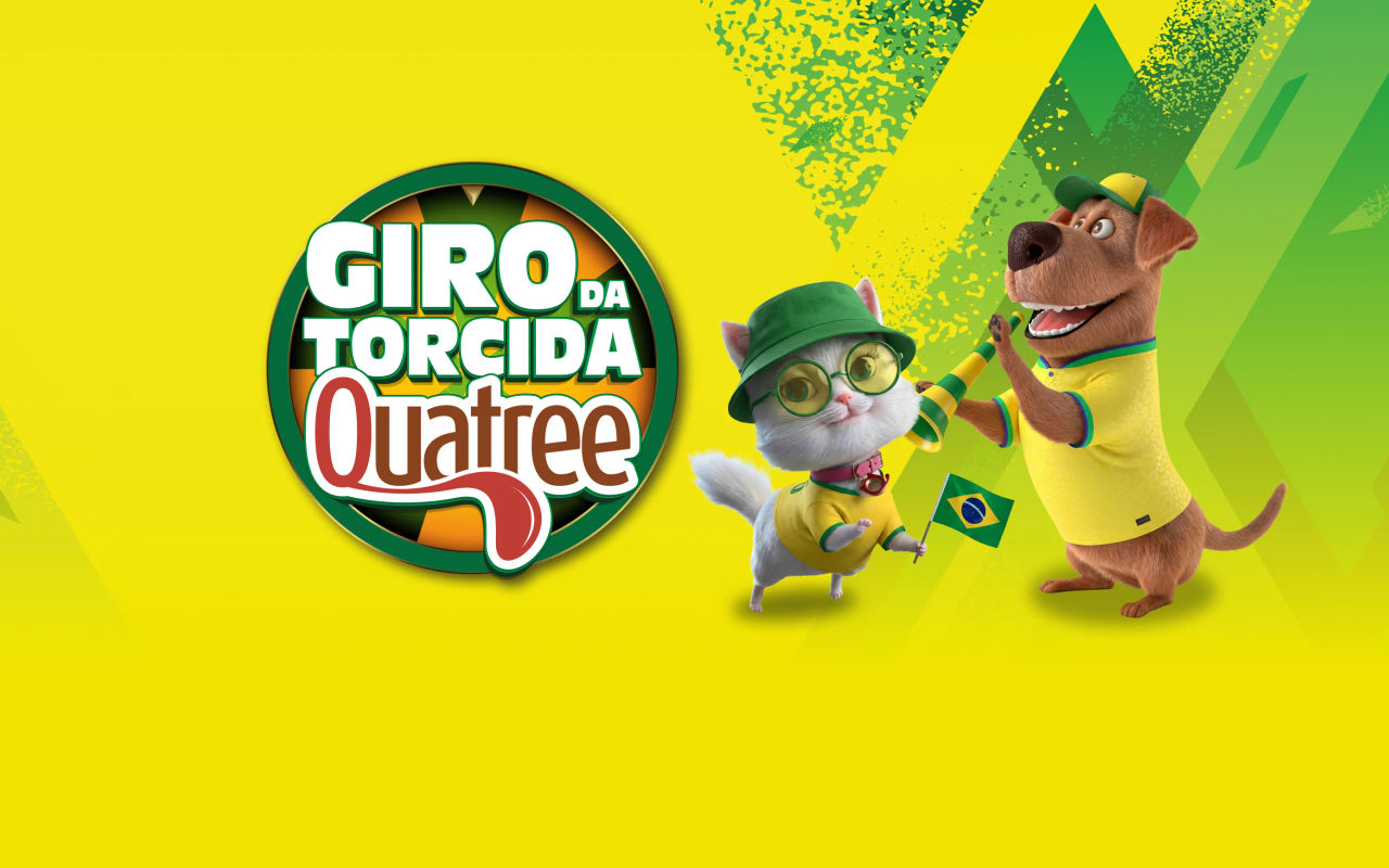 Homepage screenshot of girodatorcida.quatreepet.com.br