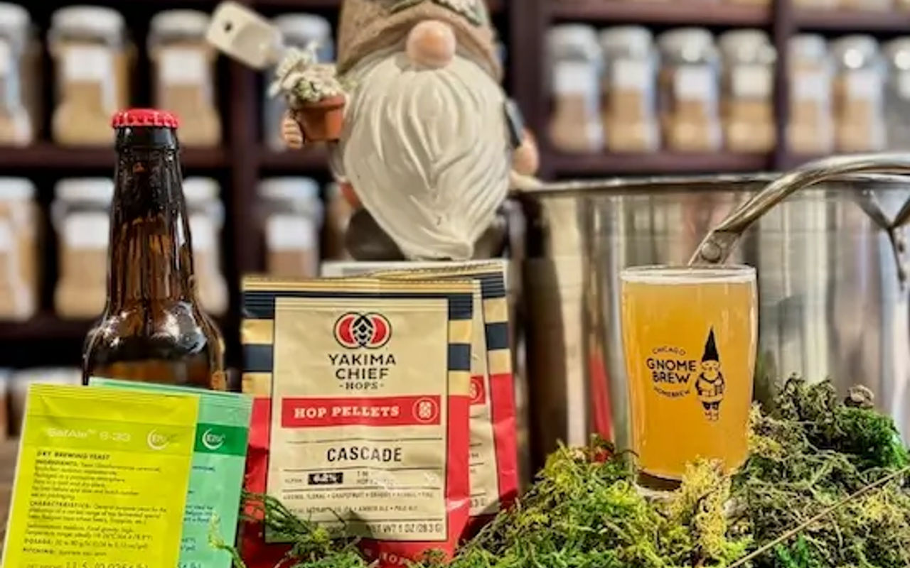 Homepage screenshot of gnomebrewshop.com