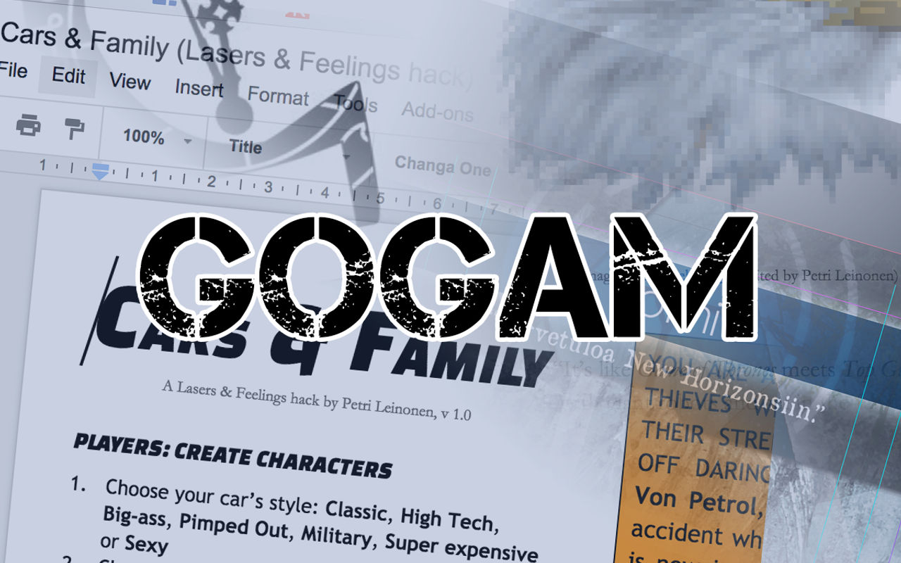 Homepage screenshot of gogam.eu