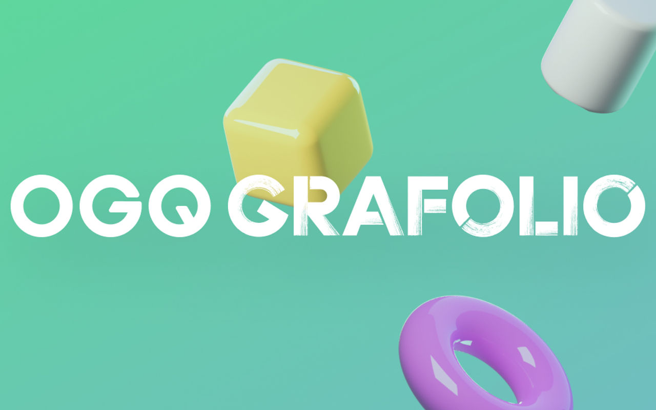 Homepage screenshot of grafolio.ogq.me
