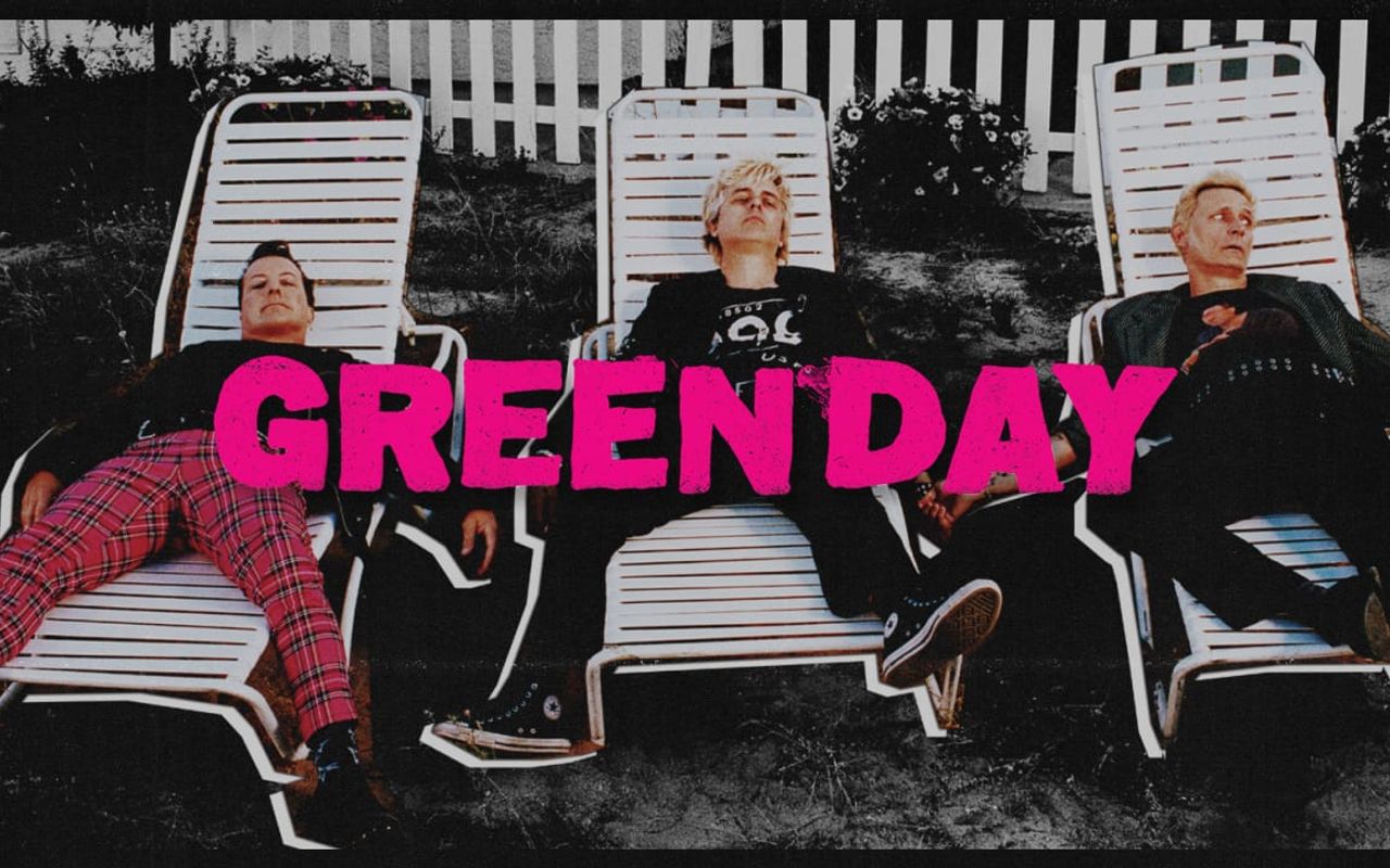 Homepage screenshot of greenday.com