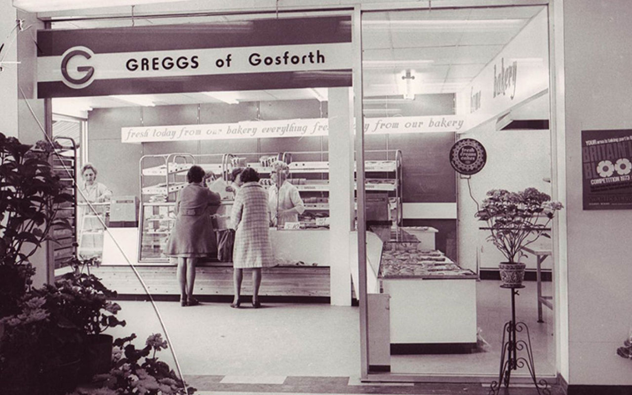 Homepage screenshot of greggs.com