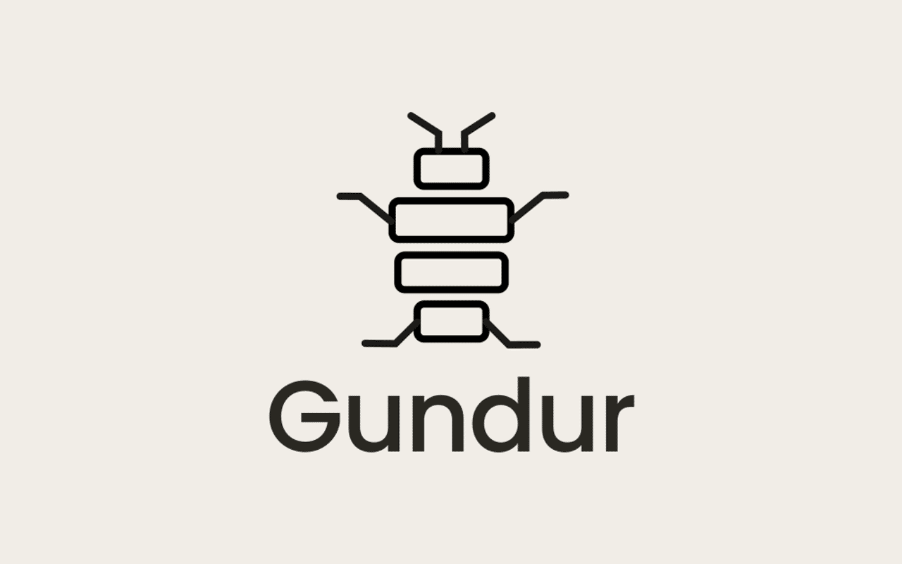 Homepage screenshot of gundur.ai