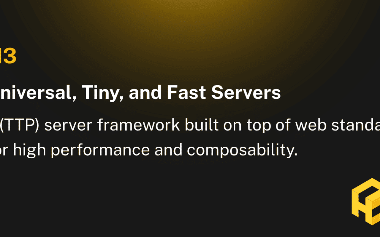 Homepage screenshot of h3.dev