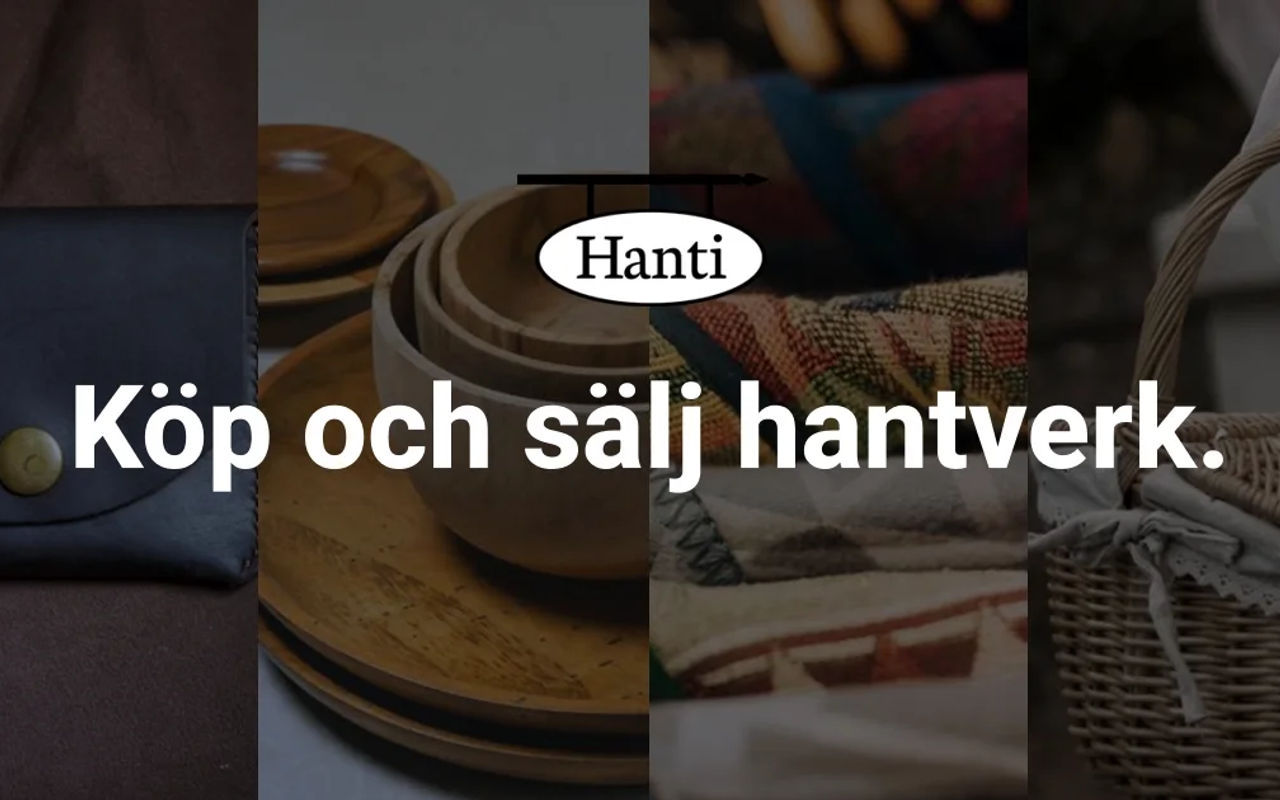 Homepage screenshot of hanti.se