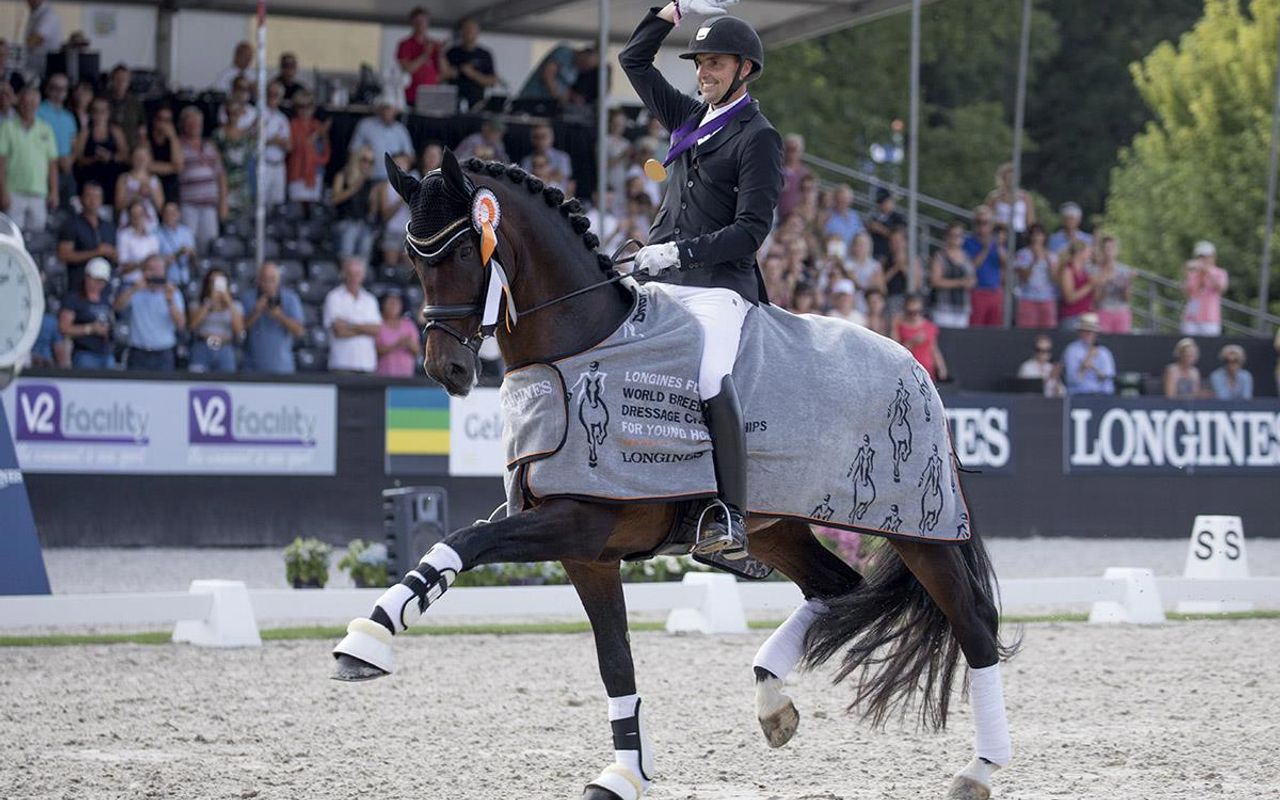 Homepage screenshot of helgstranddressage.com