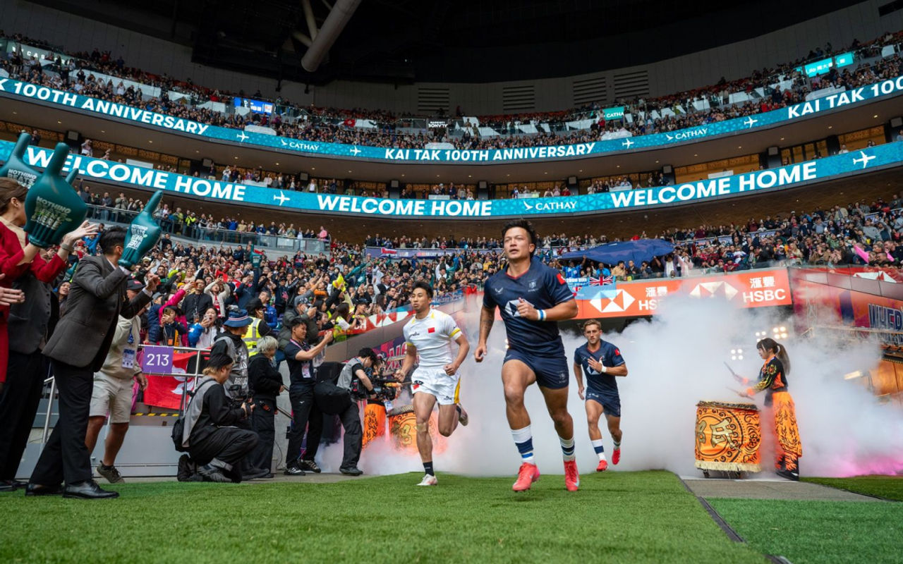Homepage screenshot of hkrugby.com
