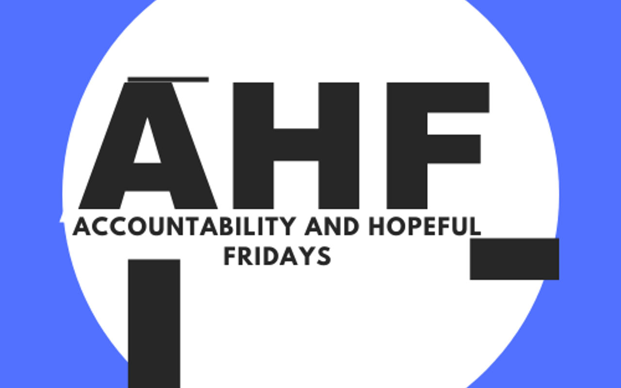 Homepage screenshot of hopefulfridays.org