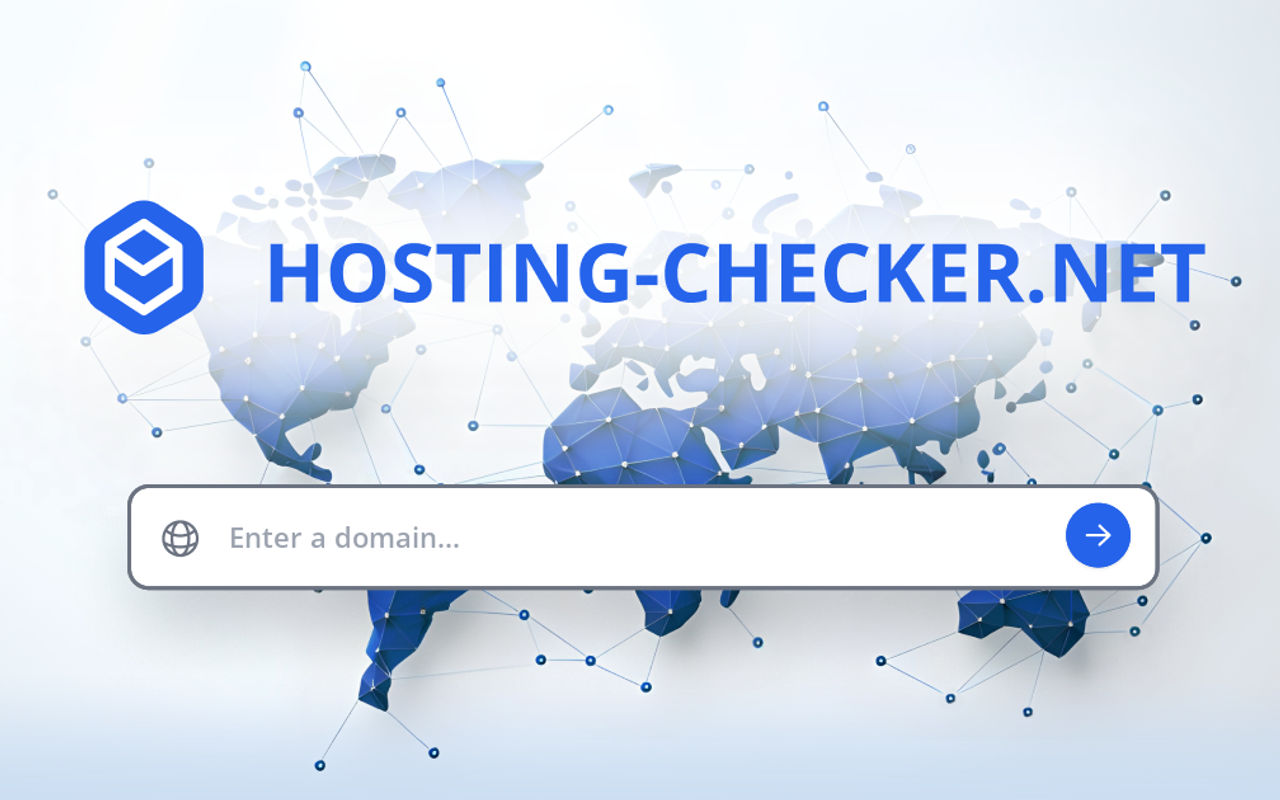 Homepage screenshot of hosting-checker.net