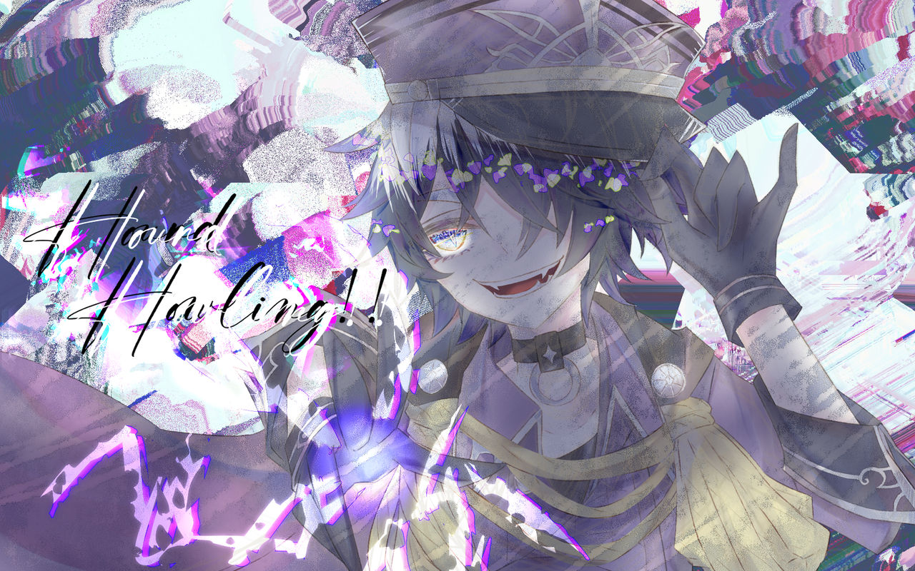 Homepage screenshot of hound-illust-anthology.studio.site