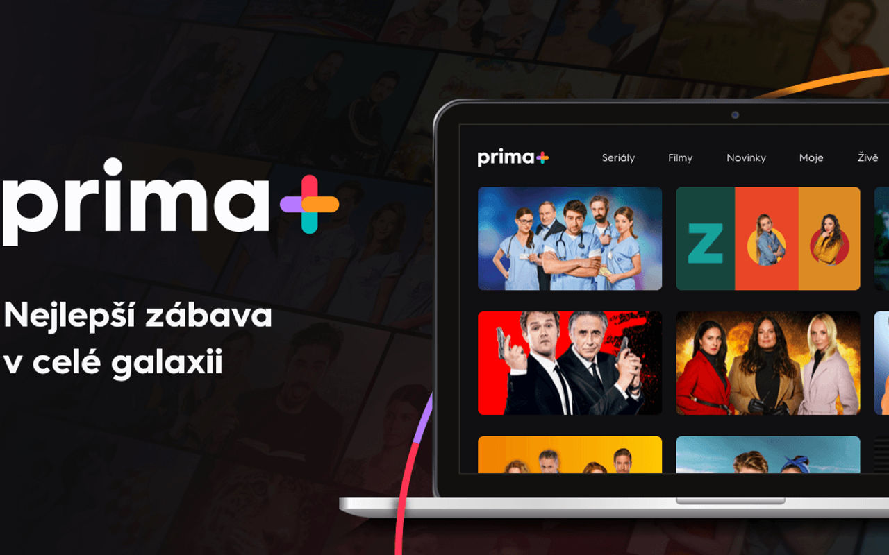 Homepage screenshot of iprima.cz