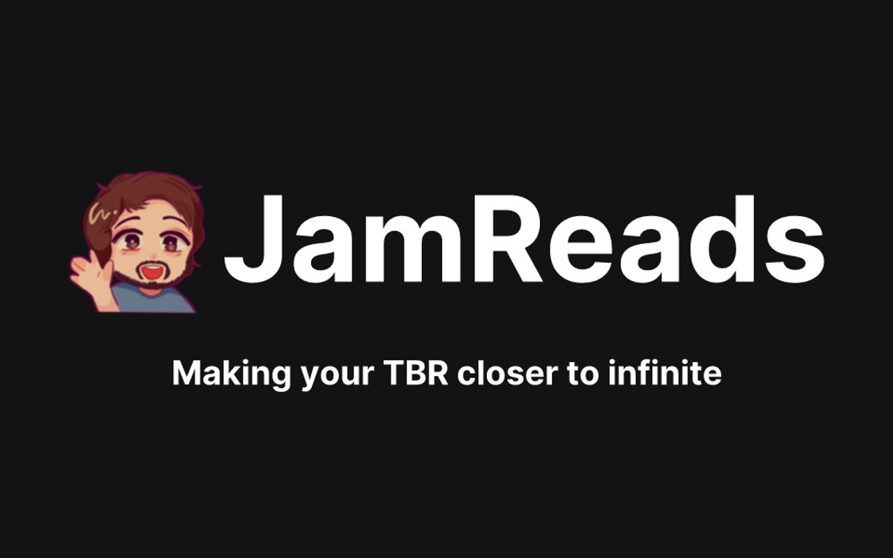 Homepage screenshot of jamreads.com