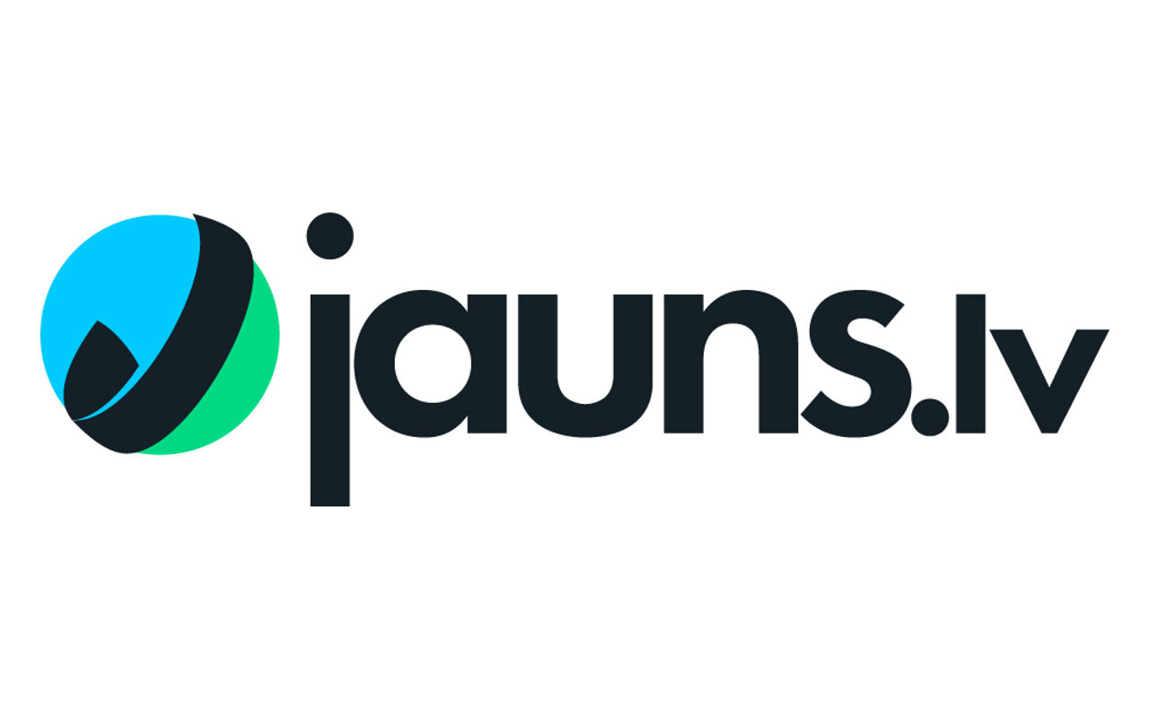 Homepage screenshot of jauns.lv