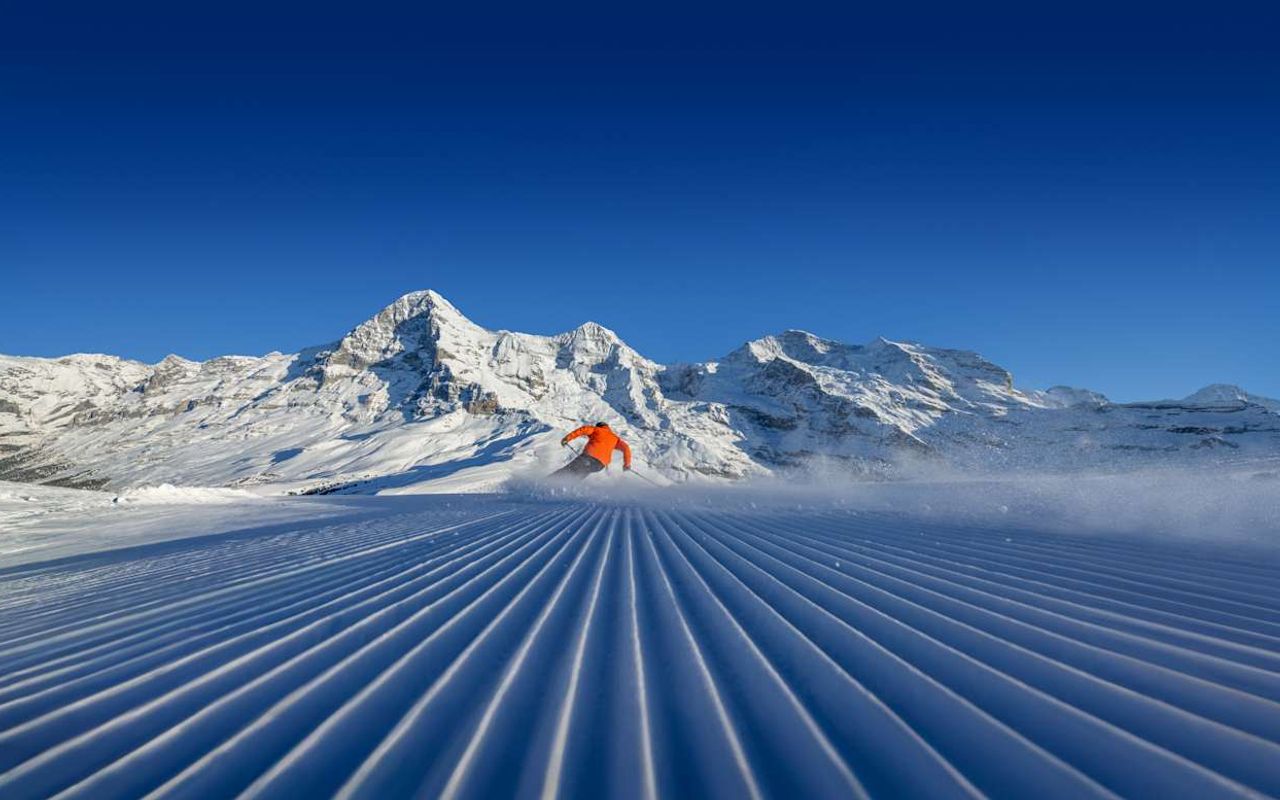 Homepage screenshot of jungfrau.ch