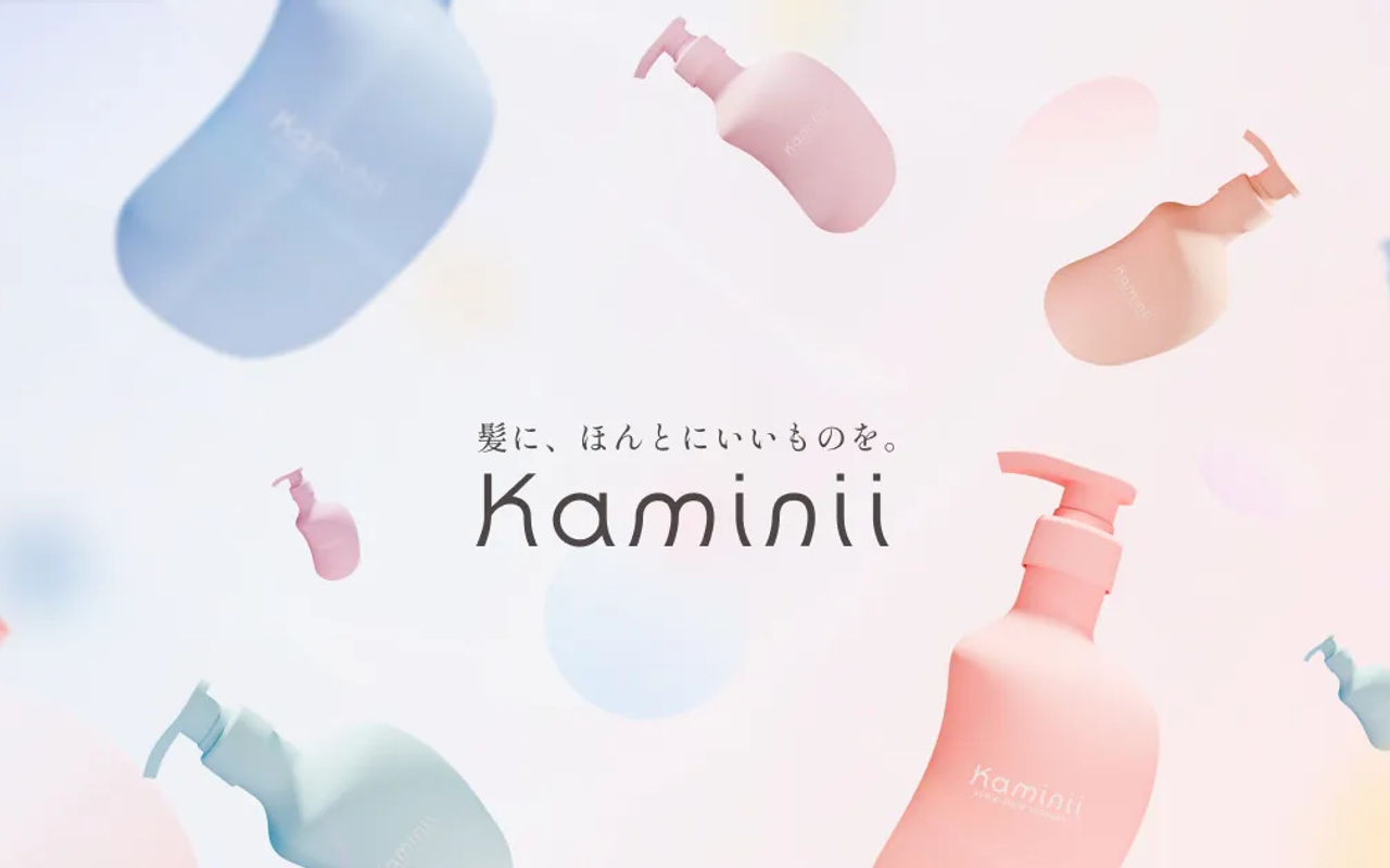 Homepage screenshot of kaminii.jp