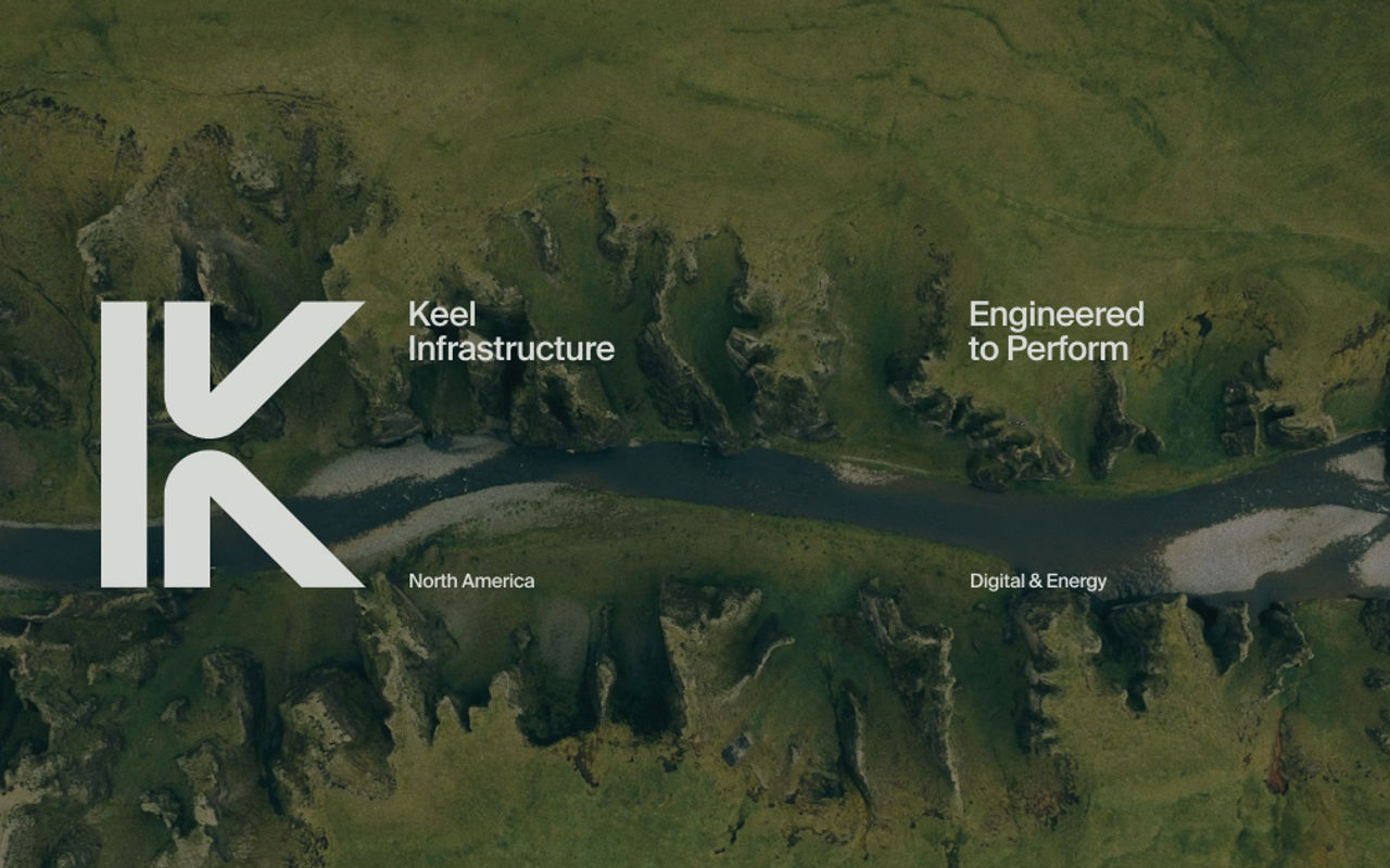 Homepage screenshot of keelinfra.com