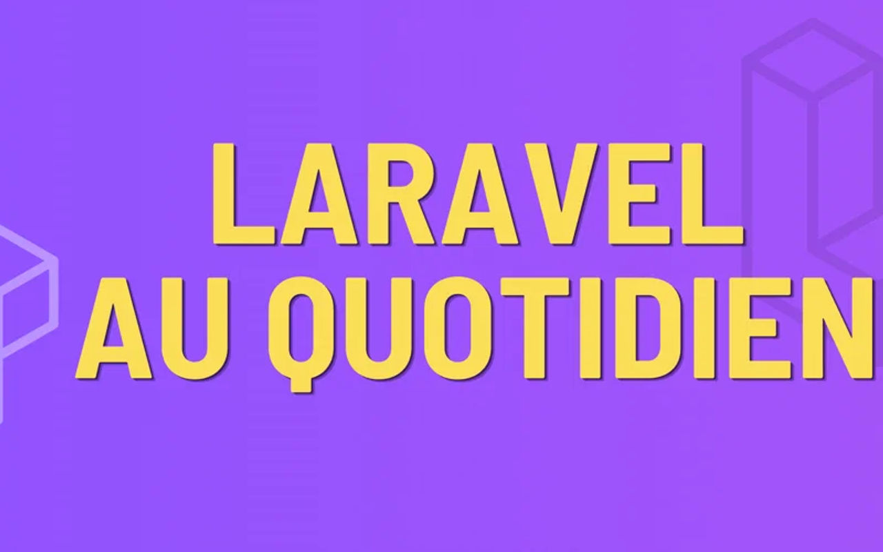 Homepage screenshot of laravel-au-quotidien.happyto.dev