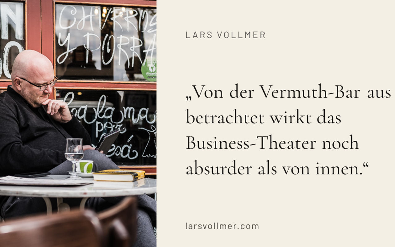 Homepage screenshot of larsvollmer.com