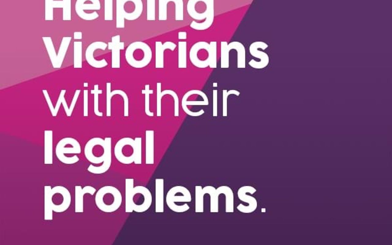 Homepage screenshot of legalaid.vic.gov.au