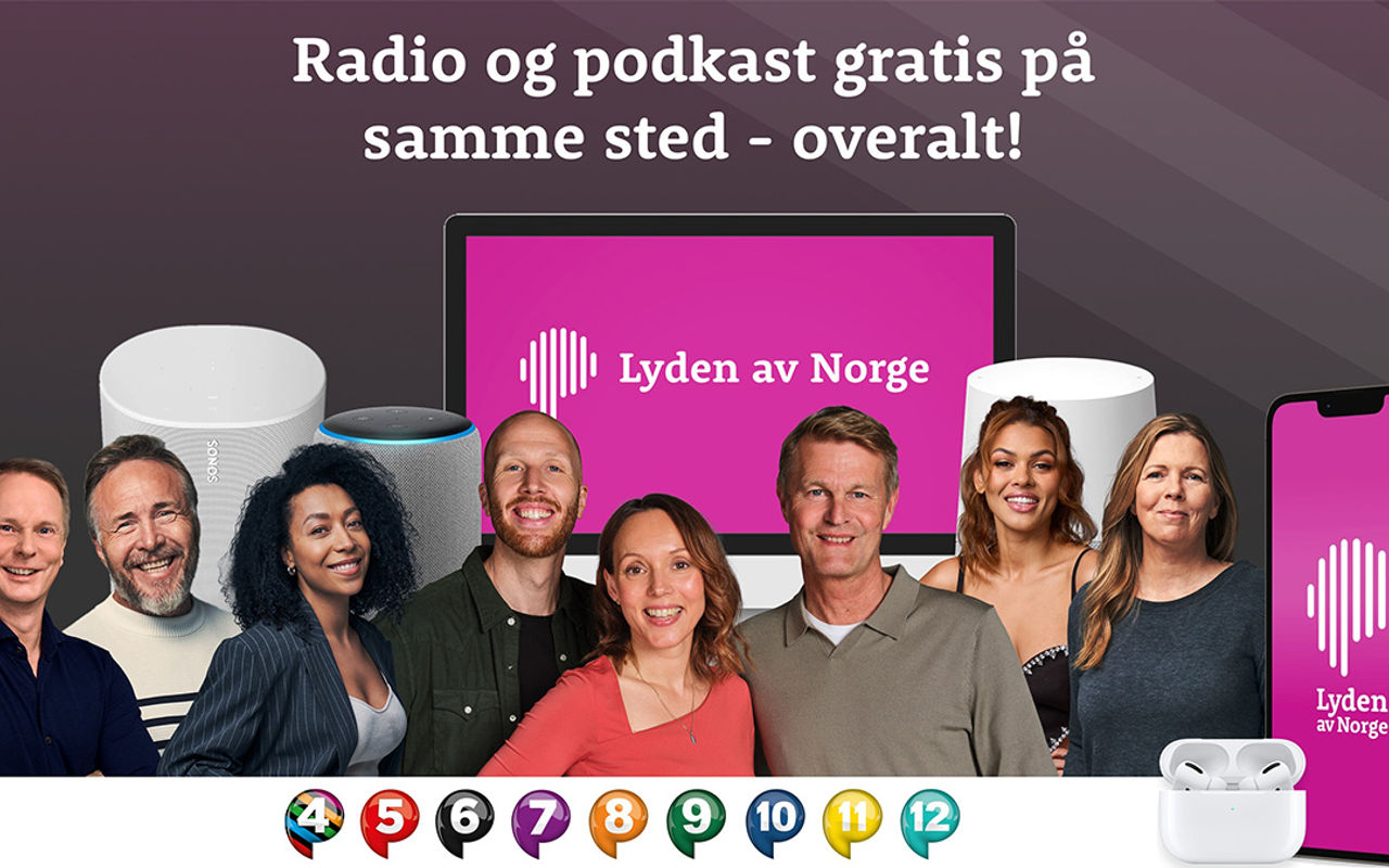 Homepage screenshot of lydenavnorge.no