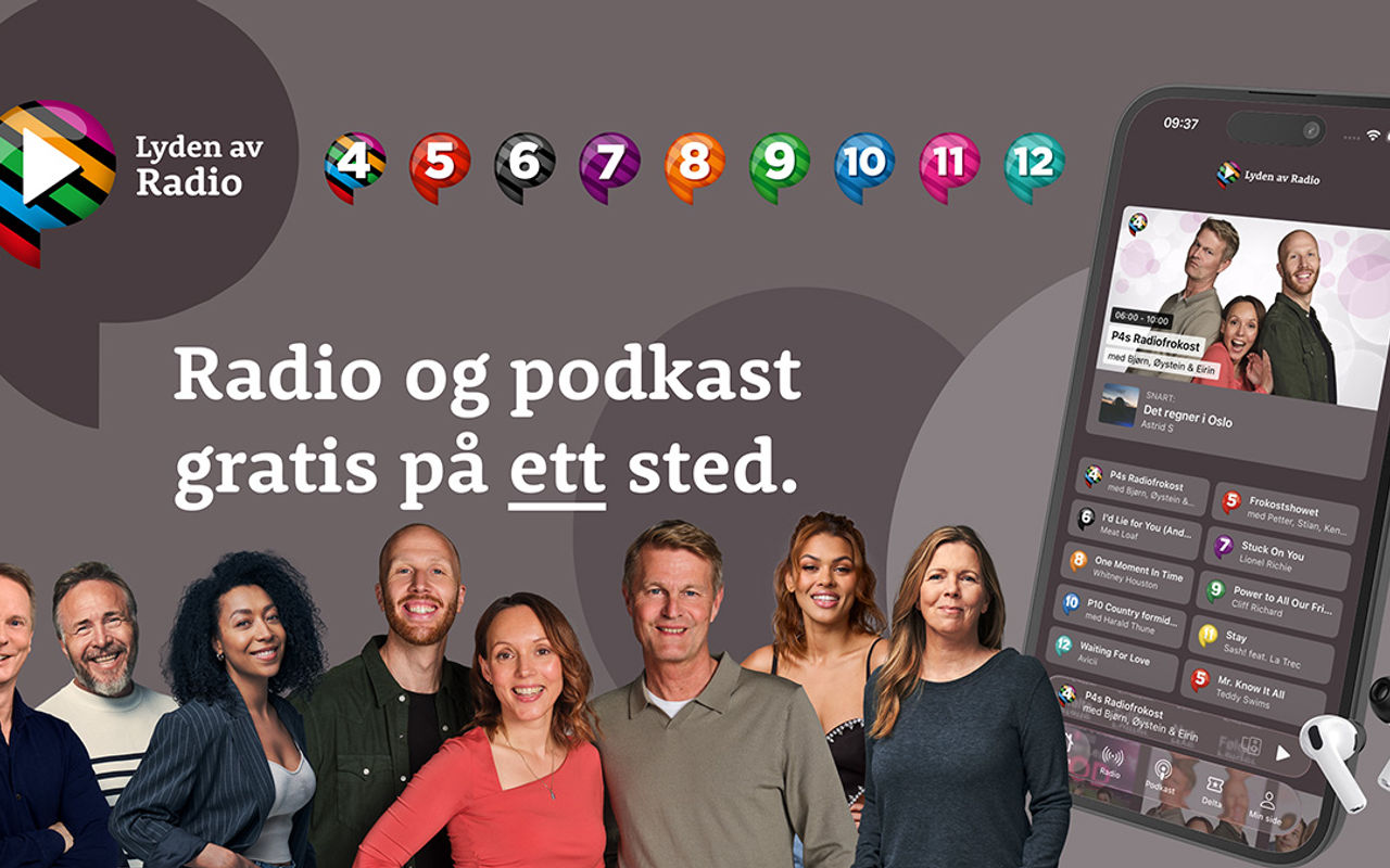 Homepage screenshot of lydenavradio.no