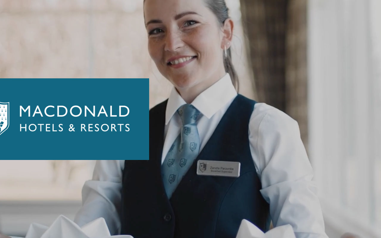 Homepage screenshot of macdonaldhotels.co.uk