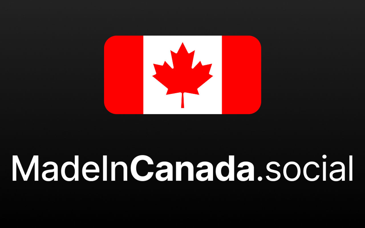 Homepage screenshot of madeincanada.social