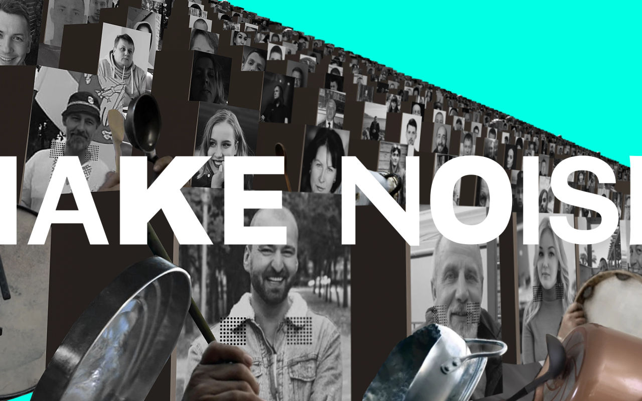Homepage screenshot of makenoise.art