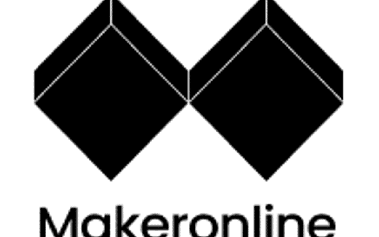 Homepage screenshot of makeronline.com