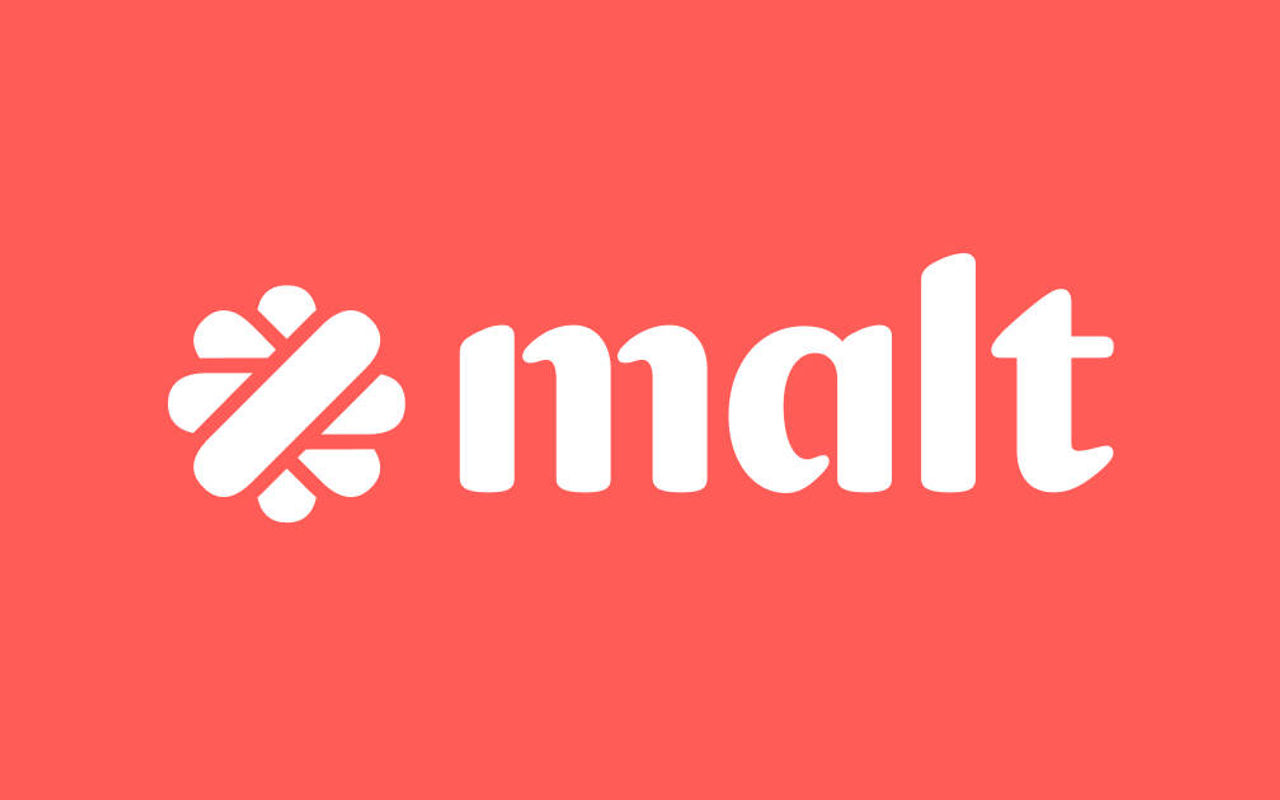 Homepage screenshot of malt.com