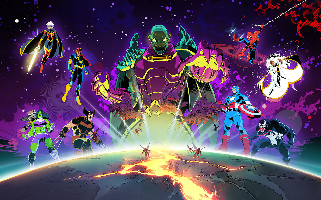 Homepage screenshot of marvelcosmicinvasiongame.com