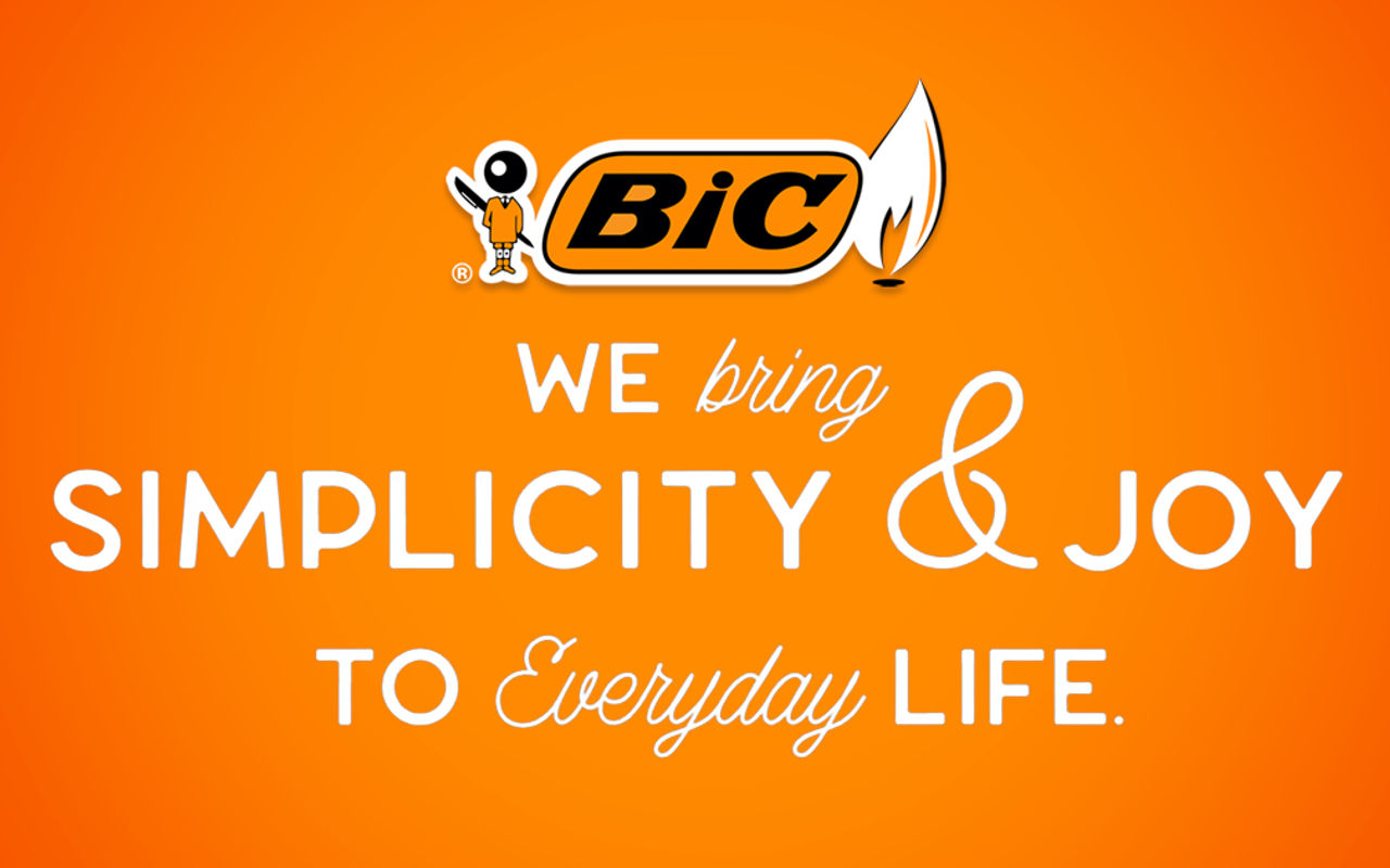 Homepage screenshot of mea.bic.com
