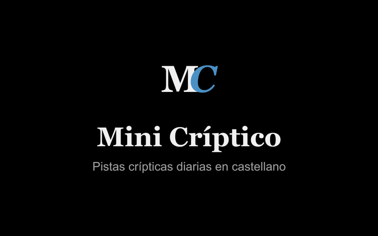 Homepage screenshot of minicriptico.com