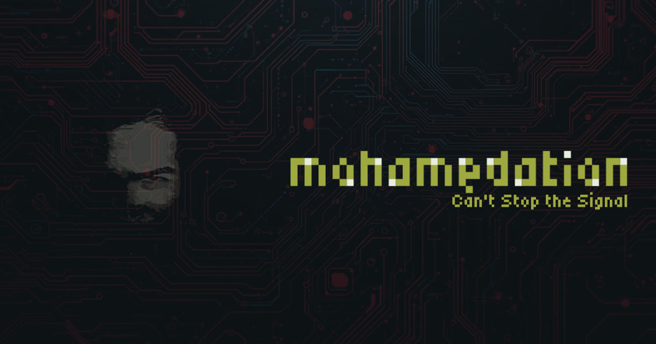 Homepage screenshot of mohamedation.com
