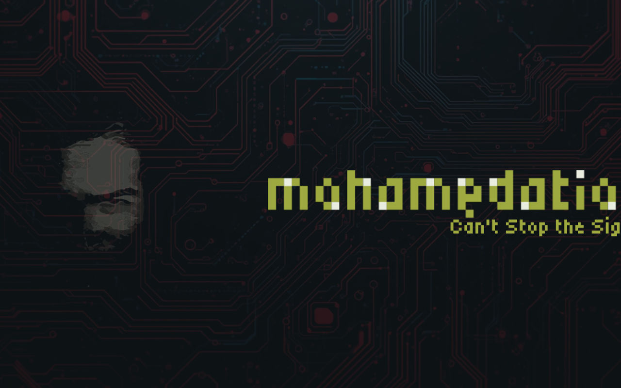 Homepage screenshot of mohamedation.com