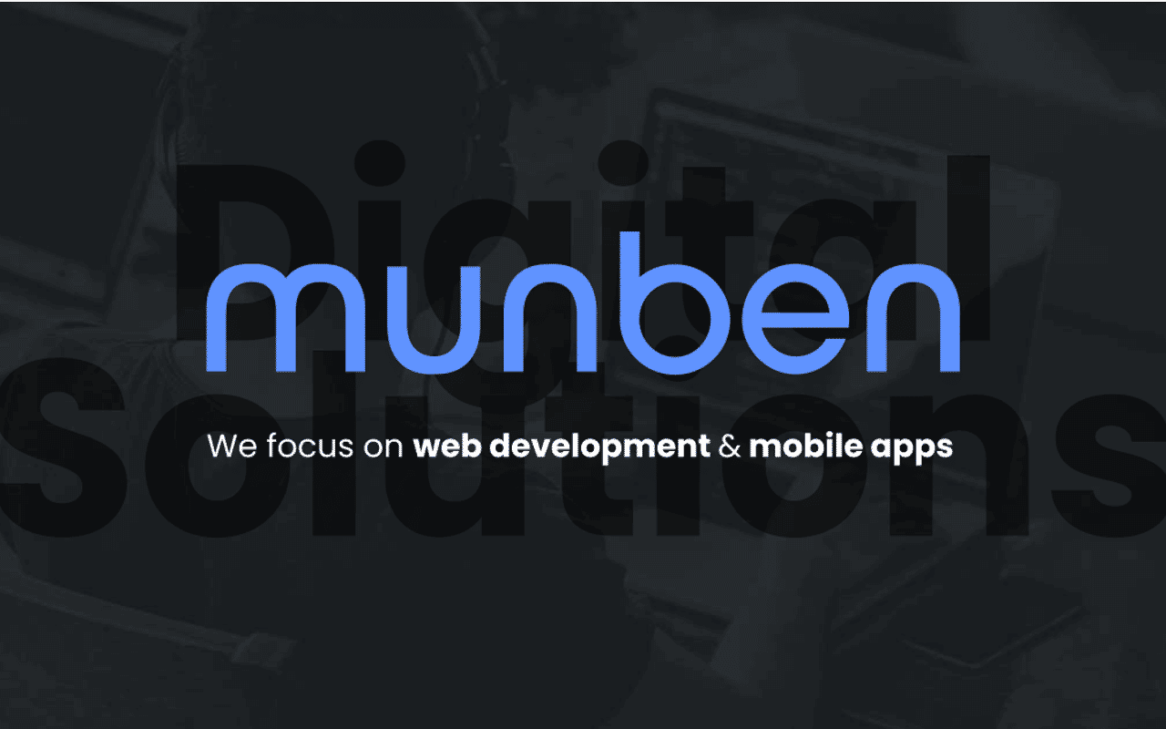 Homepage screenshot of munben.com