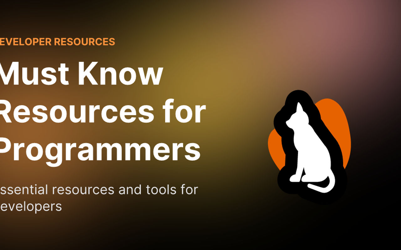 Homepage screenshot of must-know-resources-for-programmers.giessen.dev