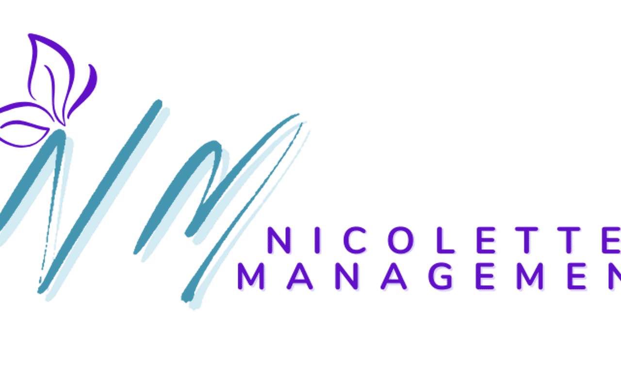 Homepage screenshot of nicolettemanagement.com