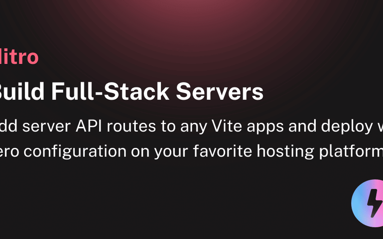 Homepage screenshot of nitro.build