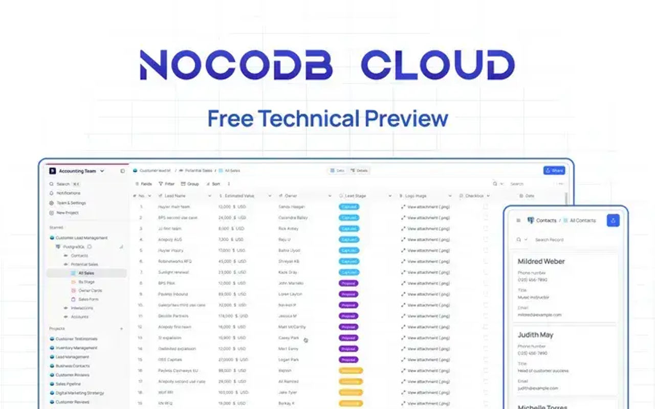 Homepage screenshot of noco.services.dataforgood.fr