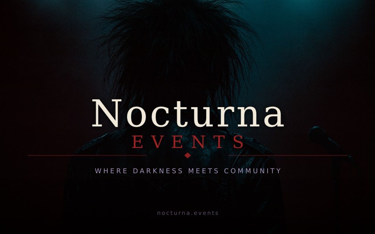 Homepage screenshot of nocturna.events