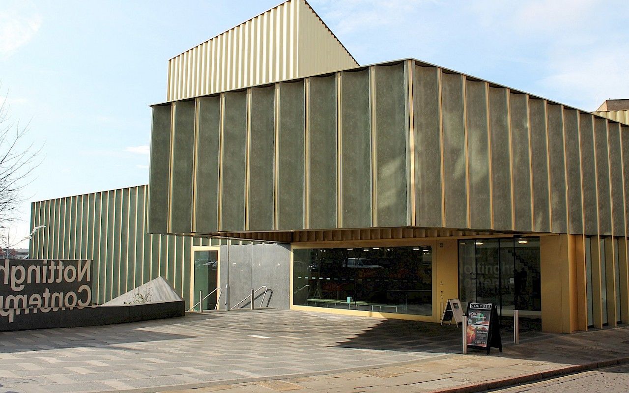 Homepage screenshot of nottinghamcontemporary.org