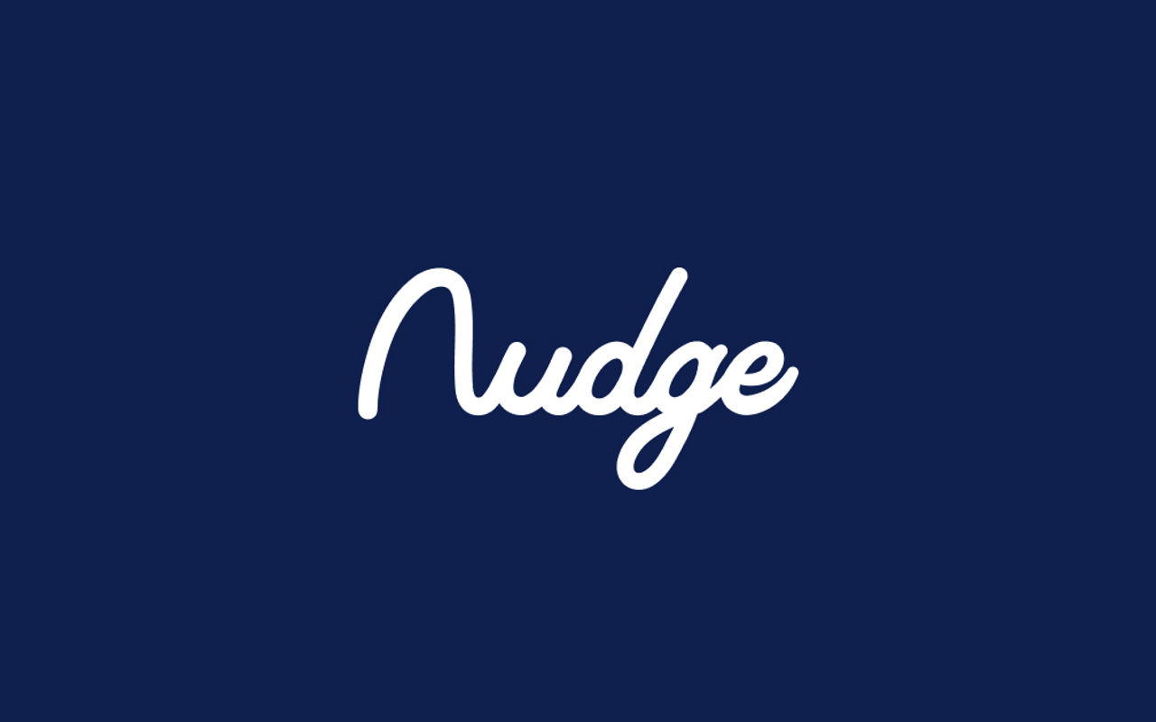 Homepage screenshot of nudge.works