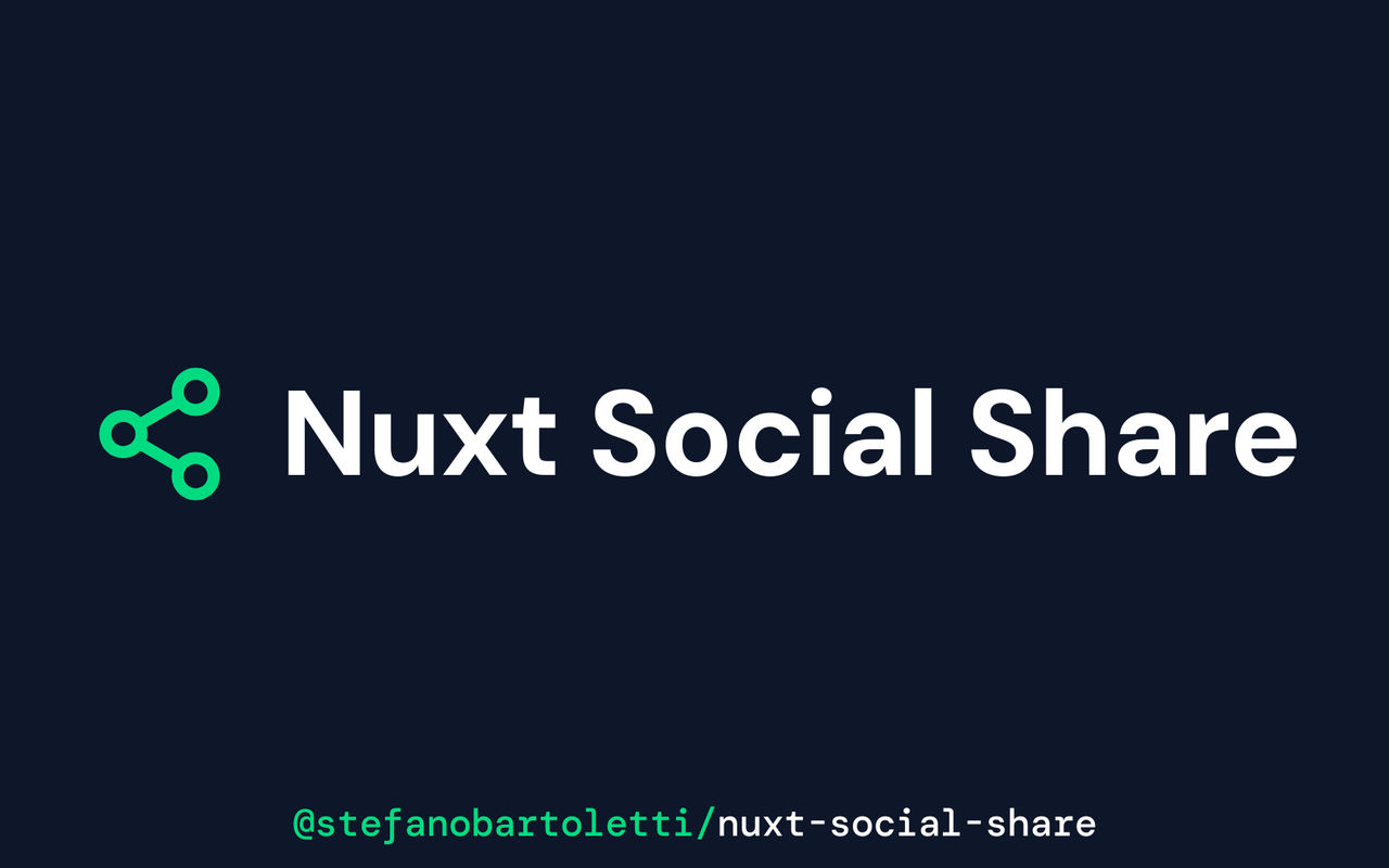 Homepage screenshot of nuxt-social-share.stefanobartoletti.it