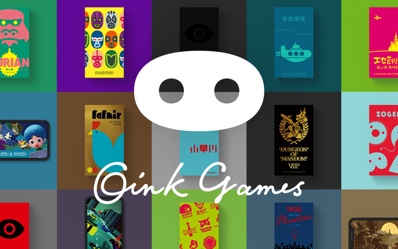Homepage screenshot of oinkgames.com
