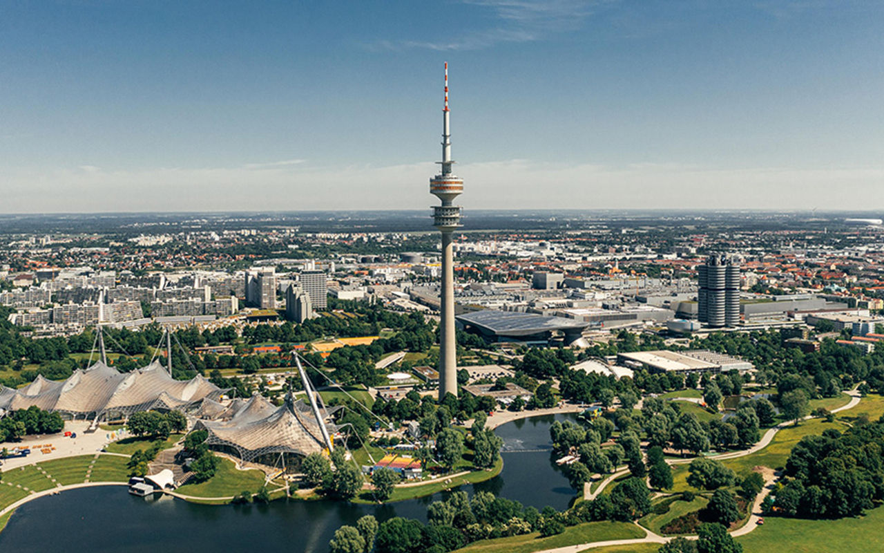 Homepage screenshot of olympiapark.de