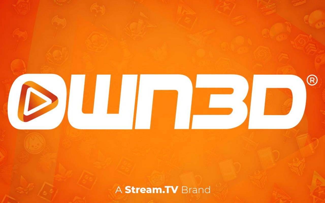 Homepage screenshot of own3d.tv