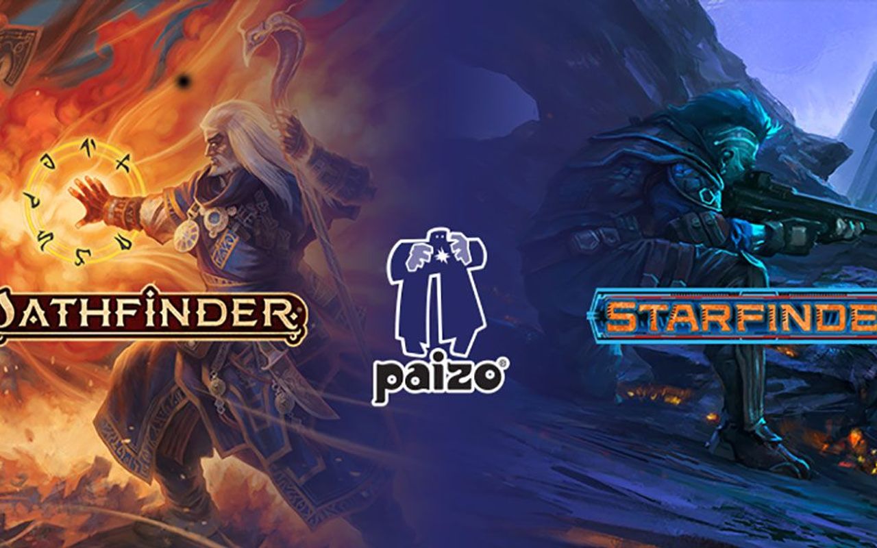 Homepage screenshot of paizo.com
