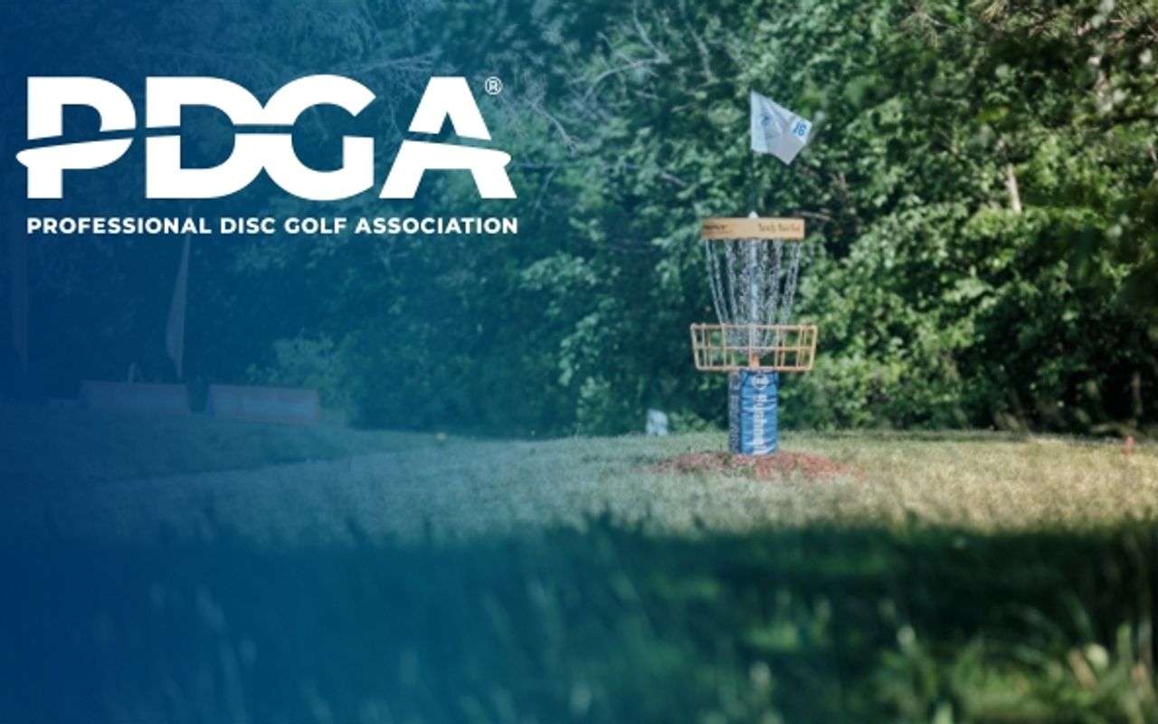Homepage screenshot of pdga.com